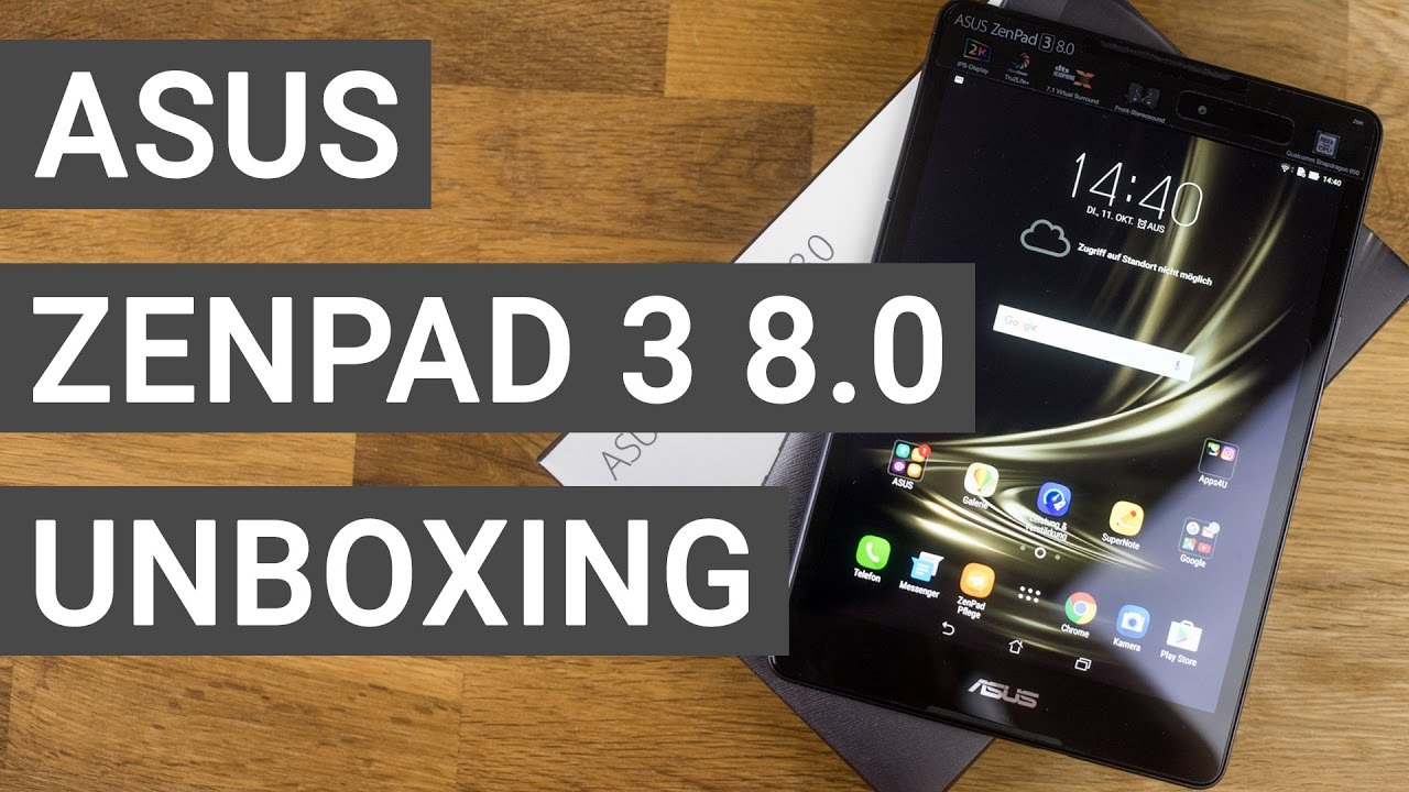 ASUS ZenPad 3 8.0 Unboxing & First Impressions