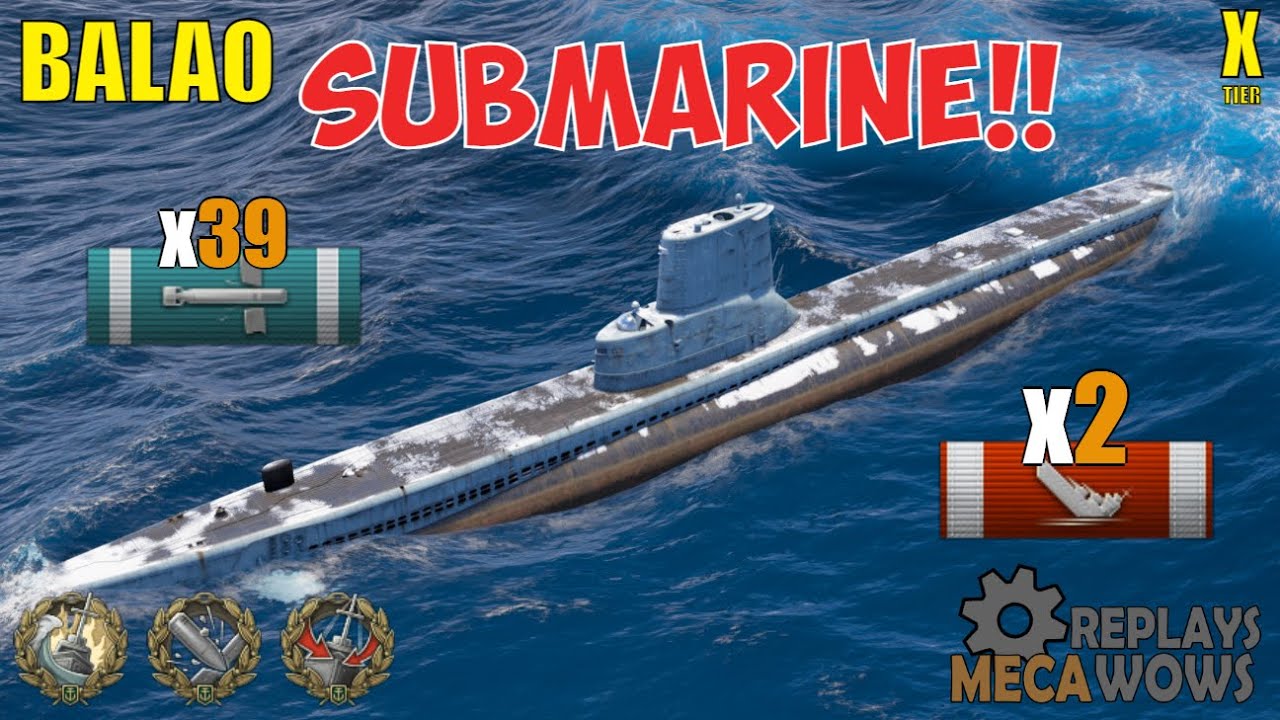 Submarine Balao 2 Kills & 303k Damage | World of Warships Gameplay