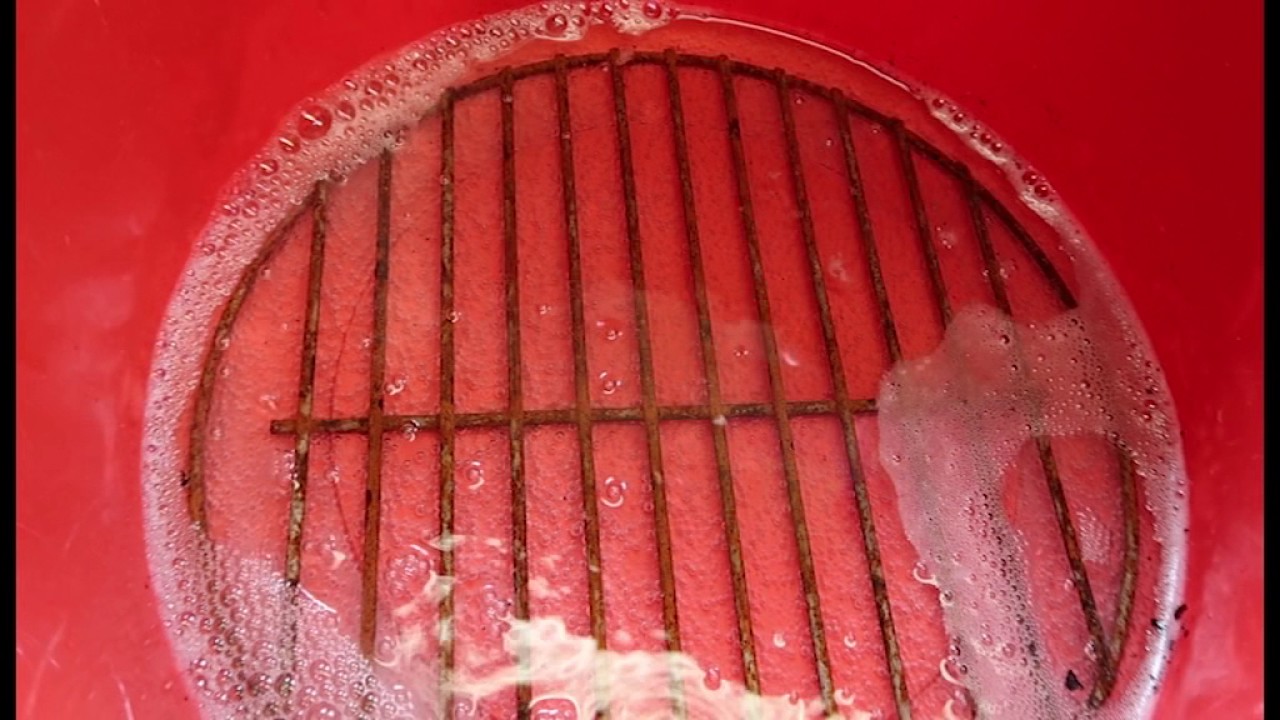 How to clean your BBQ grill and metal parts of rust dont for get to subscribe