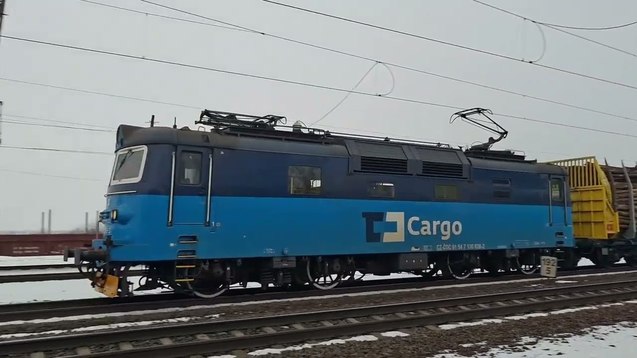 Železniční provoz v Brodku u Přerova.🚊📽️16.1.2026