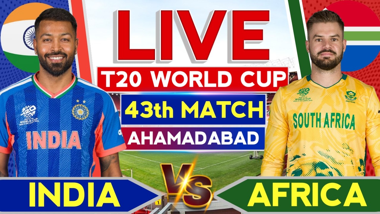 🔴Live: India vs South Africa Super 8  T20 Match | T20 WC 2026 | Cricket Commentary | Ind vs SA Live