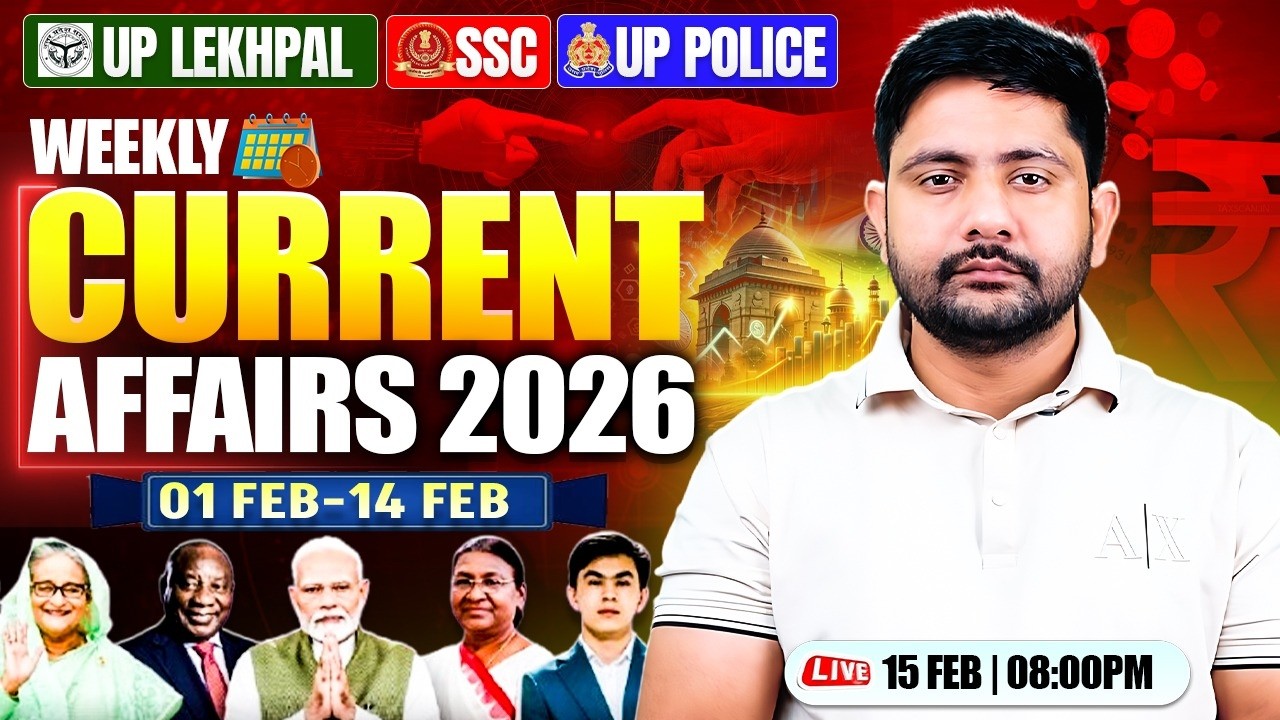 1 to 14 Feb 2026 Current Affairs, Weekly Current Affairs, Daily Current Affairs By Ankit Sir