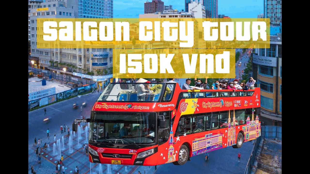 NIGHT BUS TOUR in Saigon Vietnam 🇻🇳  Ho chi Minh City is AMAZING at NIGHT