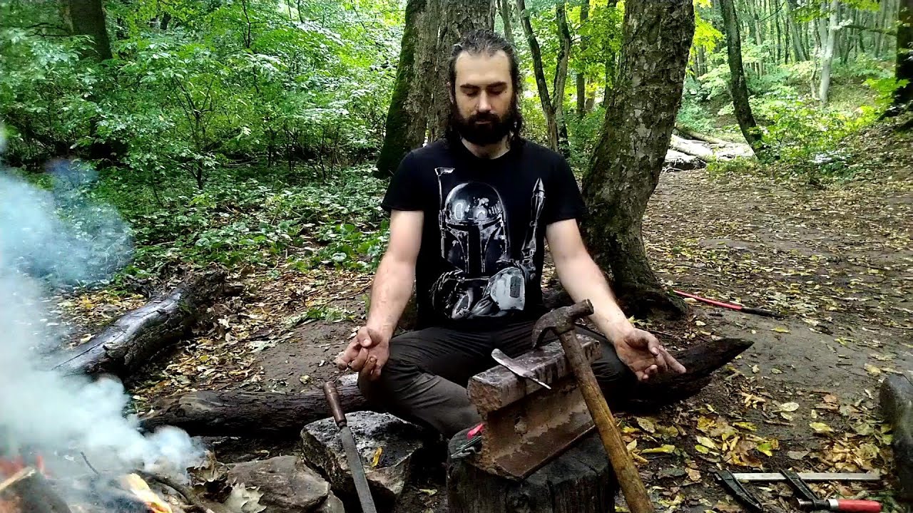 Лесной нож из напильника (challenge)