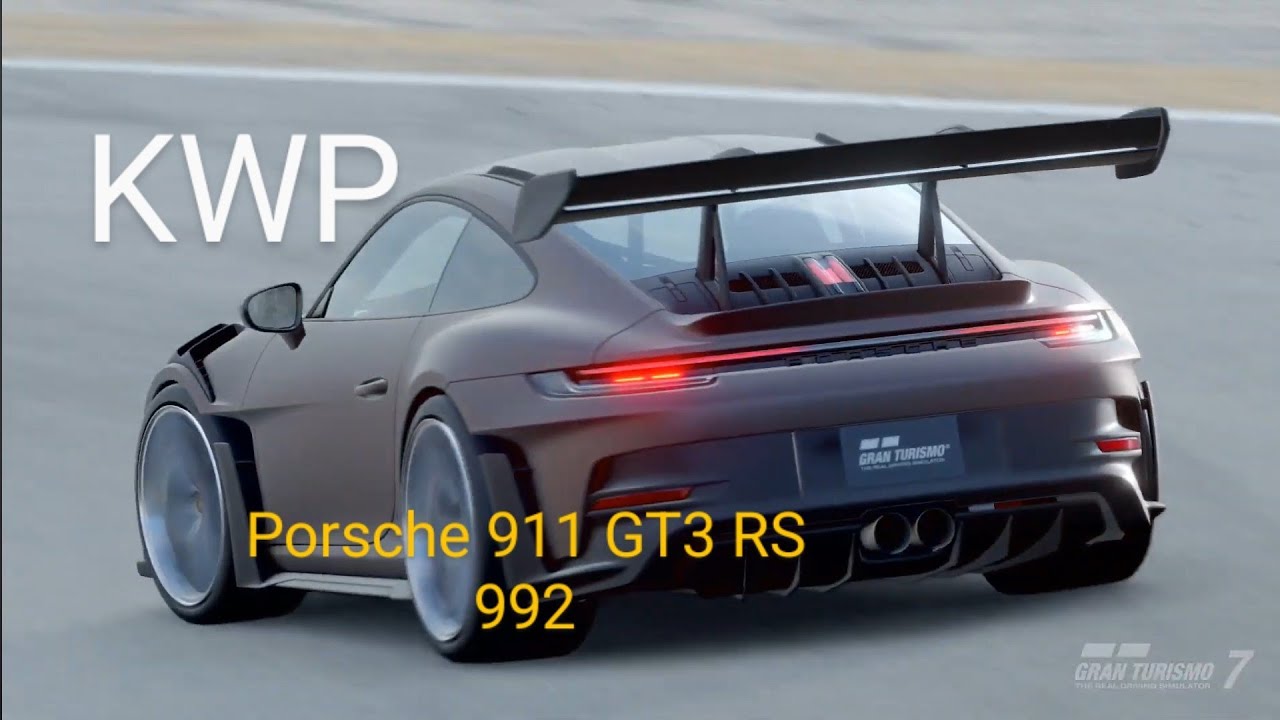 Porsche 911 GT3 RS 992 Gran Turismo 7