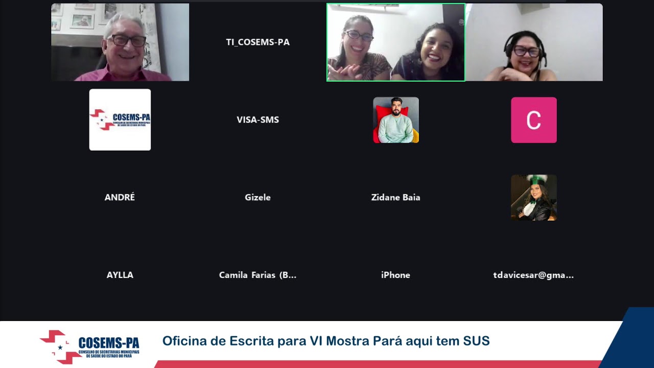 Oficina de Escrita para VI Mostra Pará aqui tem SUS