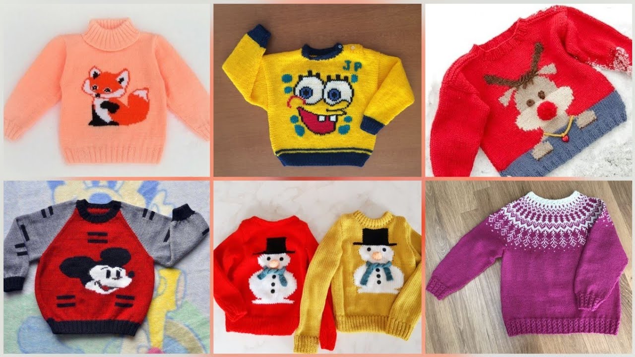 New Graph Pattern Sweater Design for Baby/New Knitting Baby Sweater Design