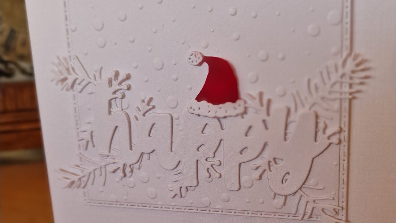 A Happy Christmas card simple but effective 