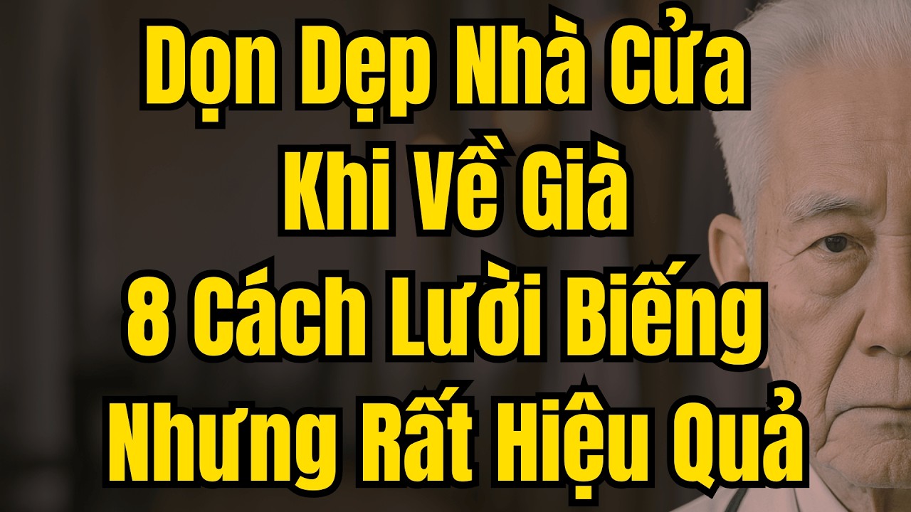 8 Thói Quen Dọn Dẹp Lười Biếng Giữ Nhà Cửa Sạch Tinh Tươm Ngay Cả Khi Tuổi Đã Cao