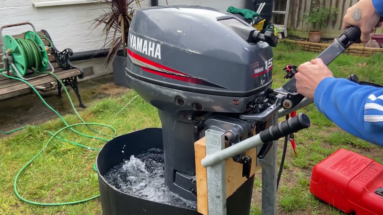 Yamaha 15HP 2 Stroke Outboard - First Start In 5 Years