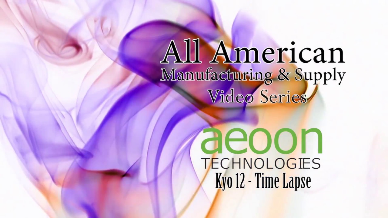 Aeoon Kyo 12 Direct To Garment - Time Lapse - Full Production Speed - T Shirt Printing