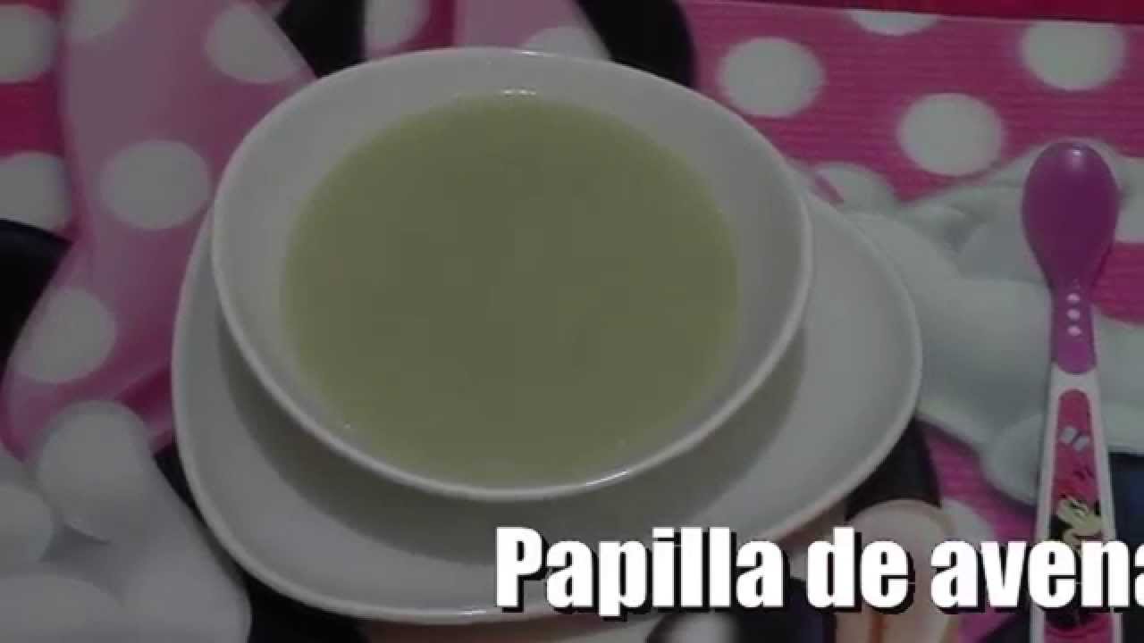 PAPILLA DE AVENA Y MANZANA