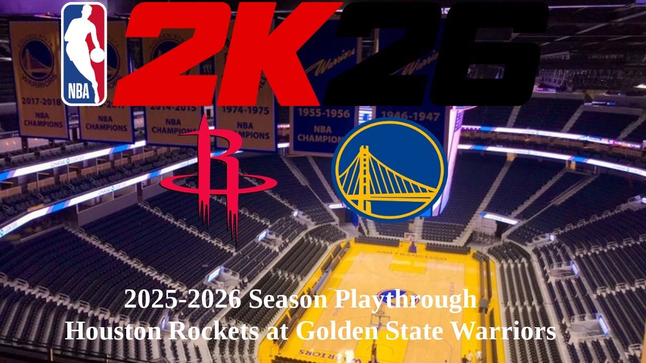 NBA2K26 |2025-26 Season Playthrough | Houston Rockets (52-25) at Golden St Warriors (46-31) 04/05/26