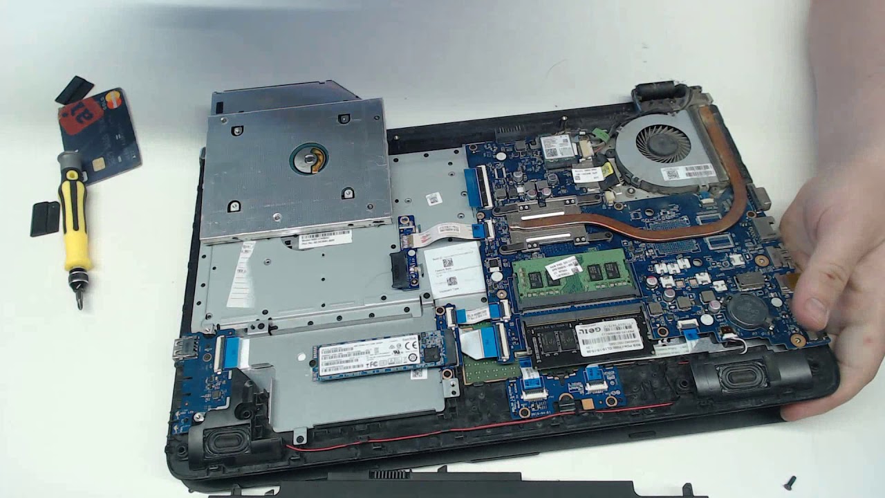 HP Probook 250 G5 чистим от пыли