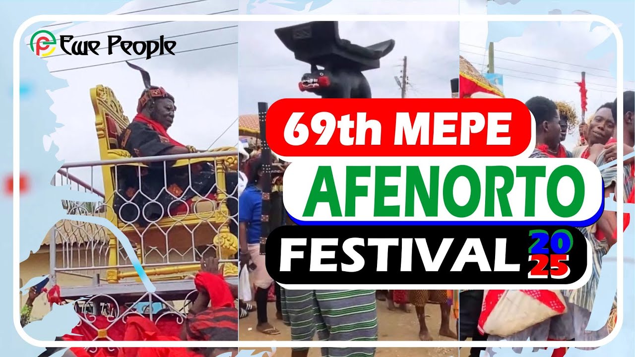 69th Mepe Afenorto Festival 2025  || Royal Processions, Libation, Drumming & Dancing in Celebration