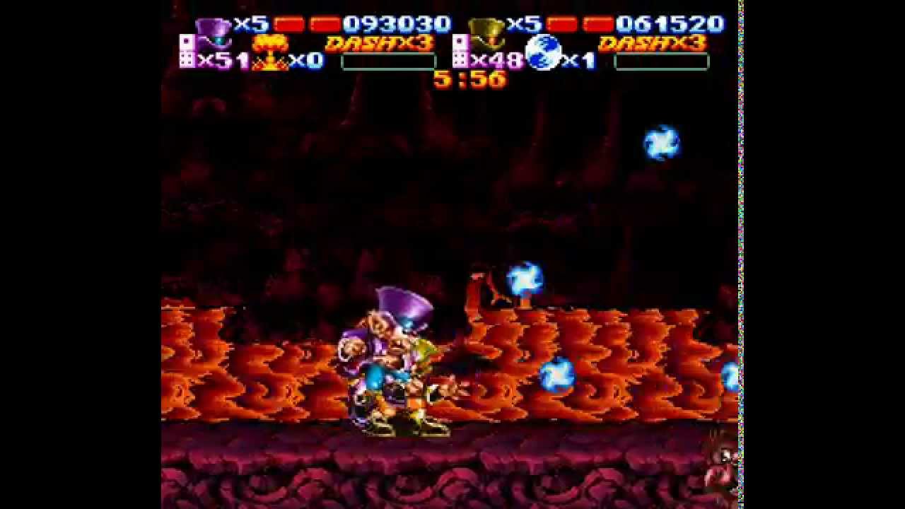Nightmare Busters SNES 2 player 50fps
