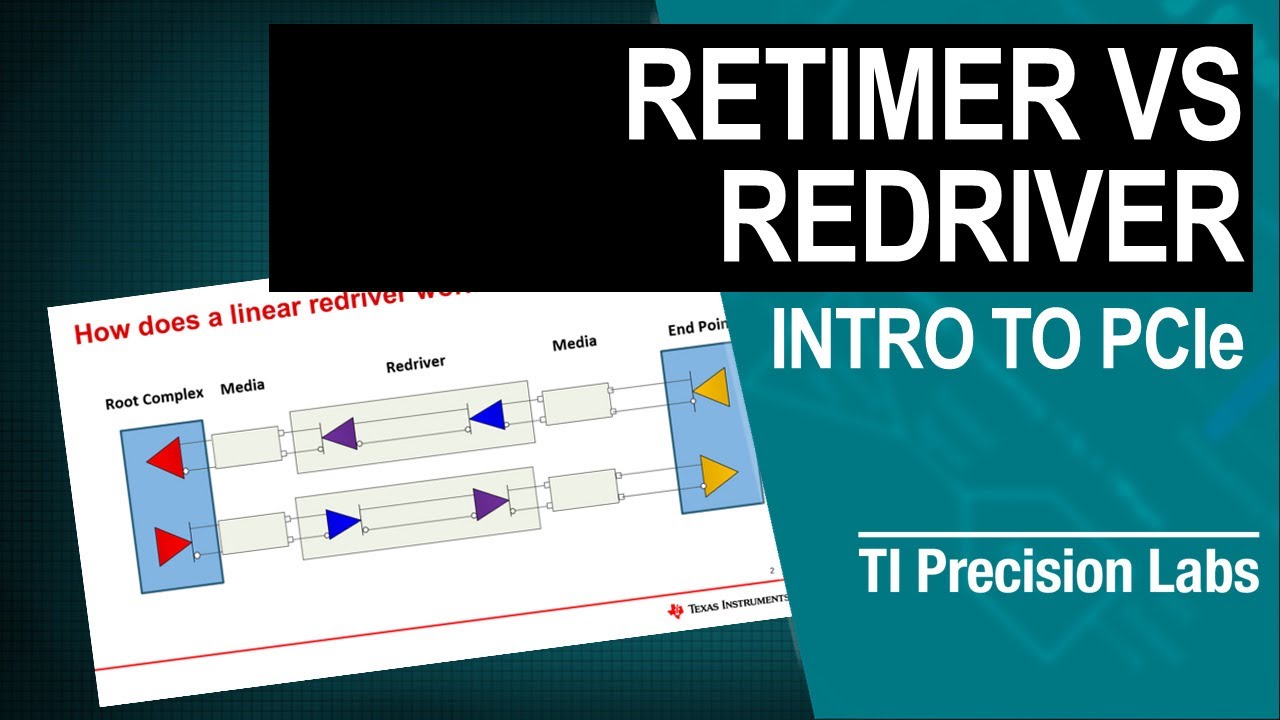 When to use a PCIe retimer vs. redriver