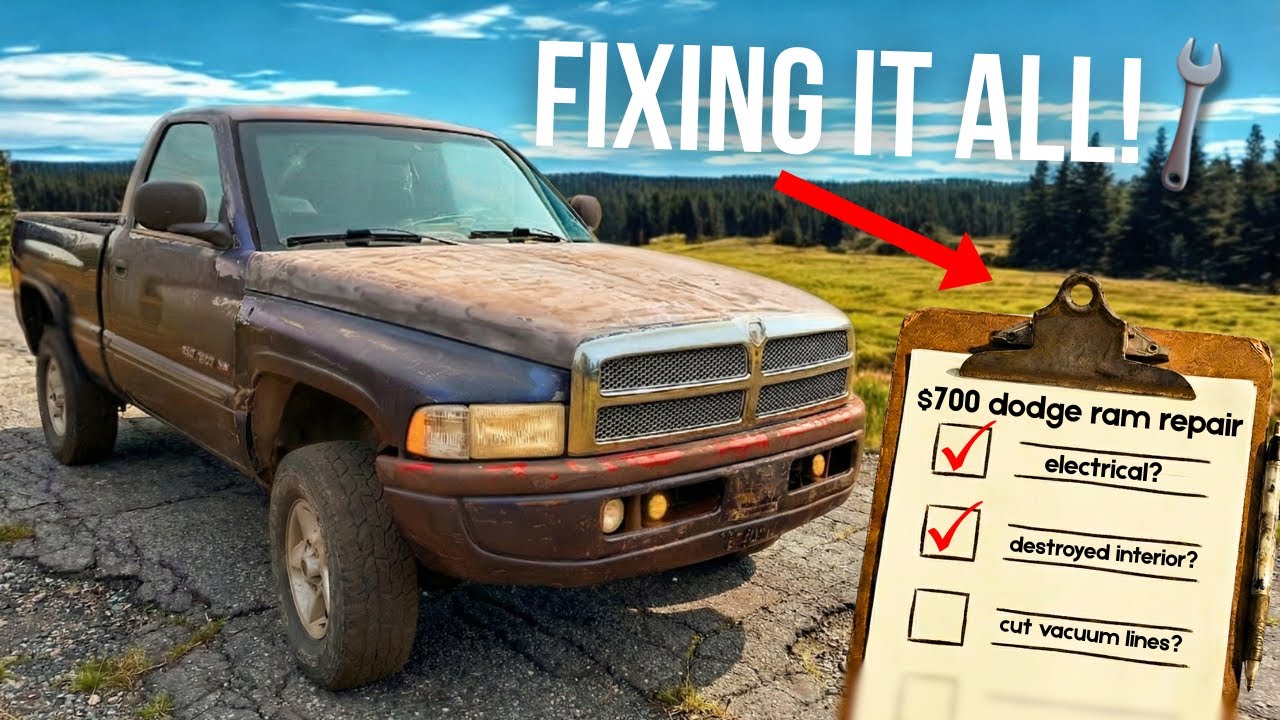 У моего Dodge Ram за 700 долларов куча проблем, давайте их решим...