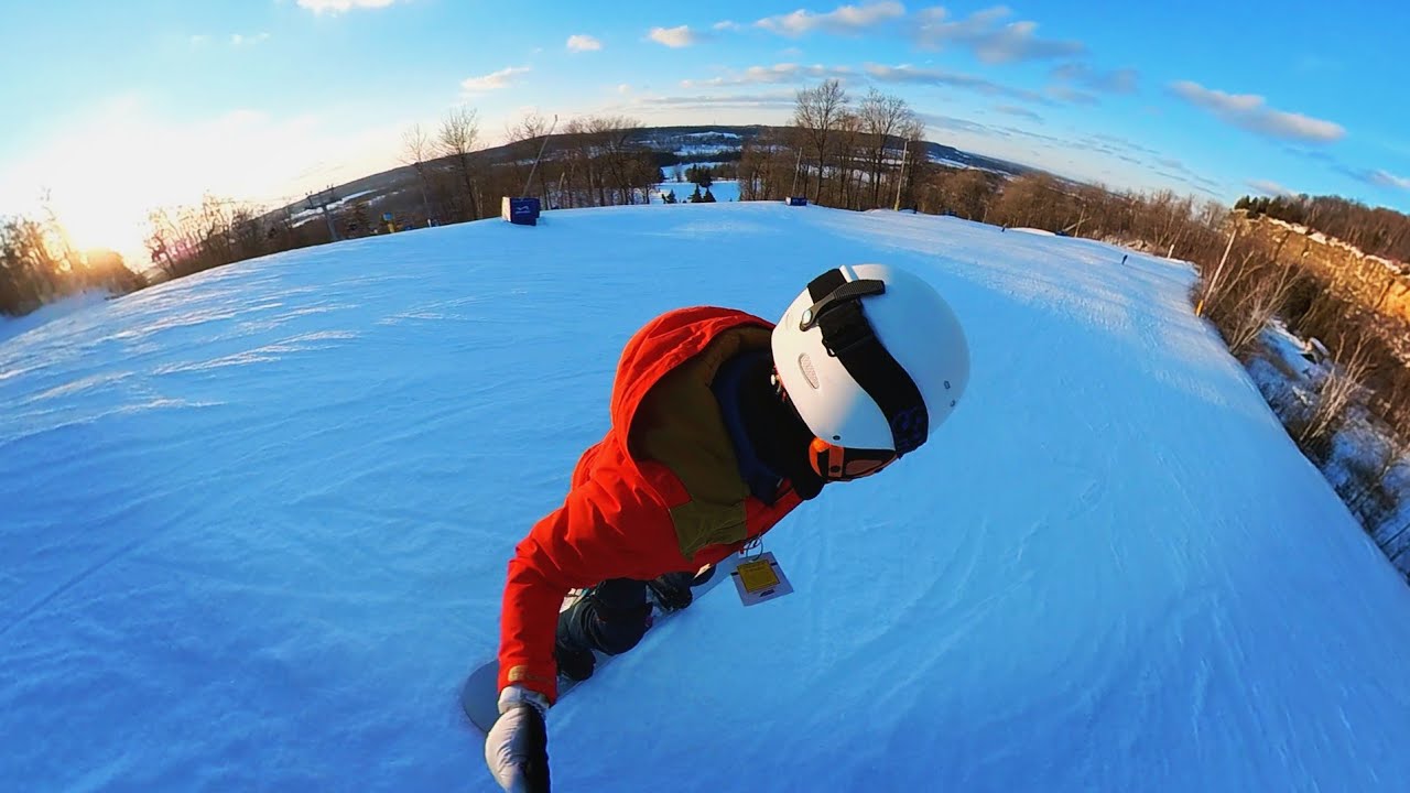 Glen Eden Ski Resort Canada - Snowboarding Day