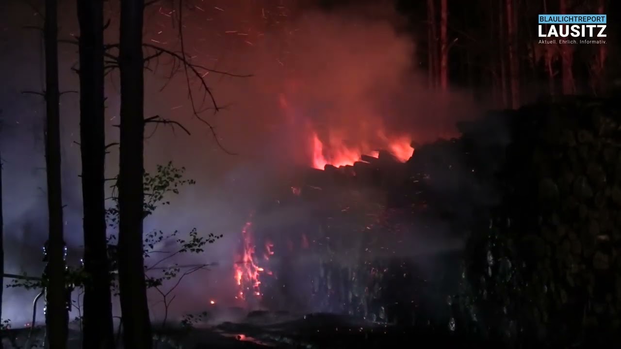Feuerteufel hält die Feuerwehr in Hoyerswerda in Atem