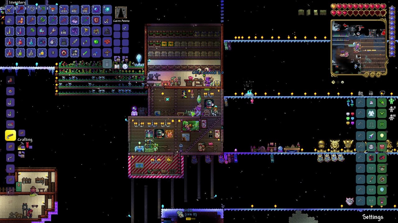 My friends forced me to play Terraria on PC with the hardest Secret Seed TRUE ZENITH part 5