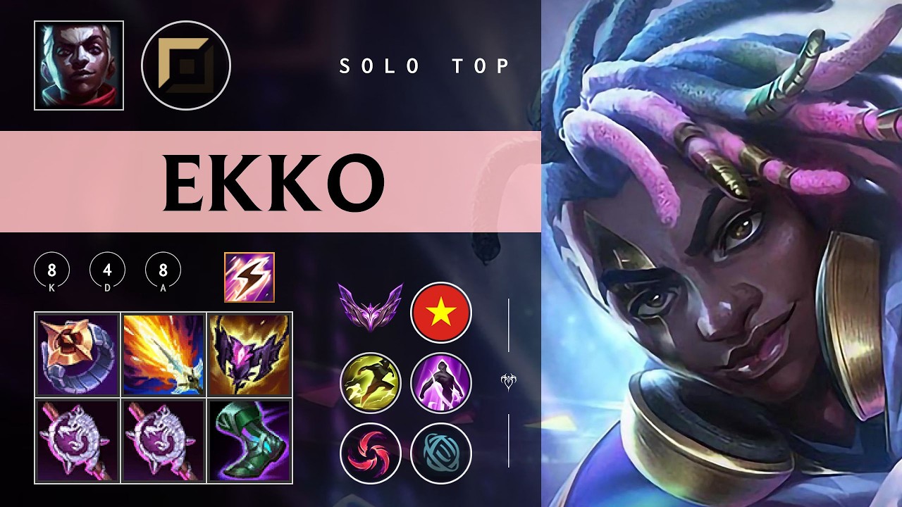 Ekko Top vs Mordekaiser - VN Master Patch 26.03