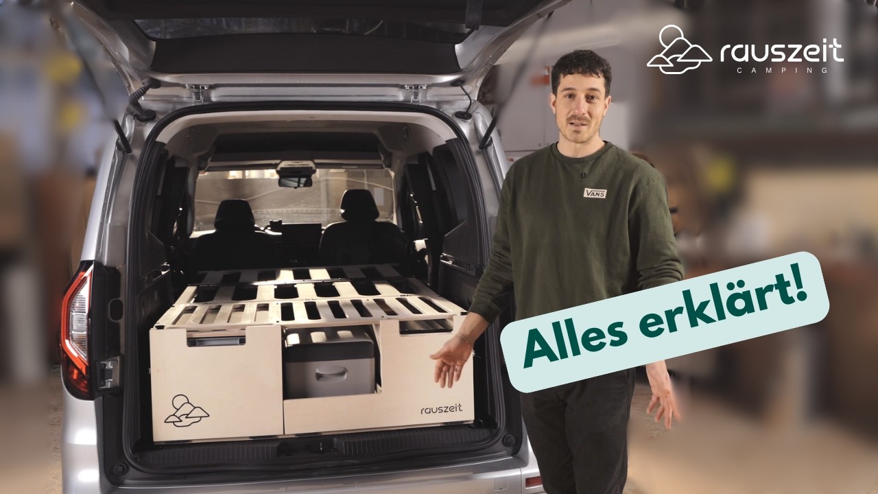 Campingausbau für unter 2000€! Bett, Küche, Stauraum - alles erklärt | Caddy, Berlingo, Kangoo & Co.
