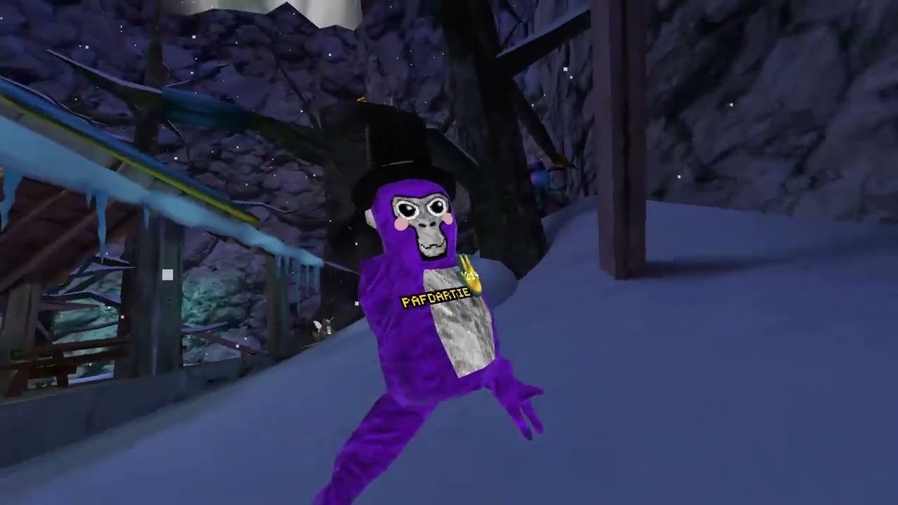 I pretented to be a noob in gorilla tag
