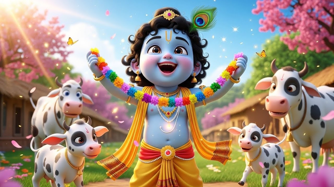Little Krishna Songs l Choto So Mero Madan Gopal l Choti Choti Gaiya l Krishna Bhajan l Krishna Song