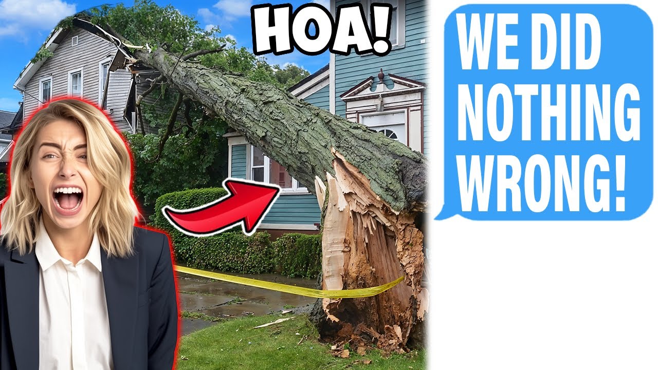 HOA Hired Company To Illegally Cut MY Tree! It Destroyed My House!