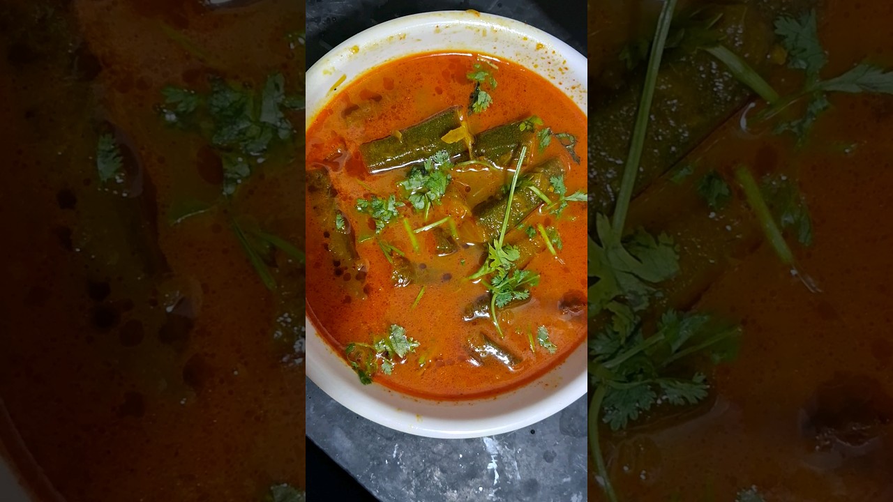 Bhindi ka sherwa #food #viralshort #recipe #youtubeshorts #cooking video