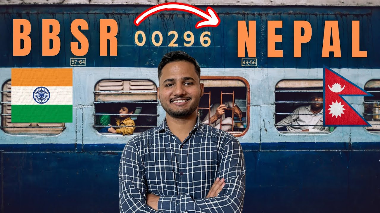 36 HOURS on a Train |  My Incredible Journey from Bhubaneswar to Nepal |🚂