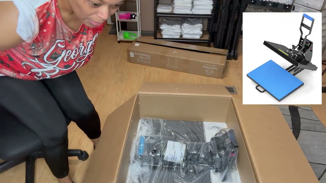 Unboxing Supplies & Equipment for My Sublimation Business