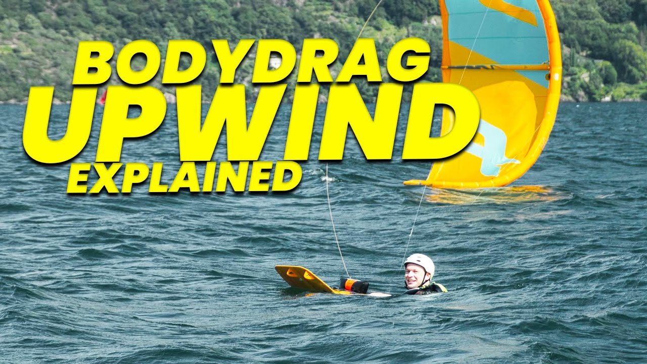 🌊Kitesurfing: the upwind bodydrag tutorial - leave your board leash forever