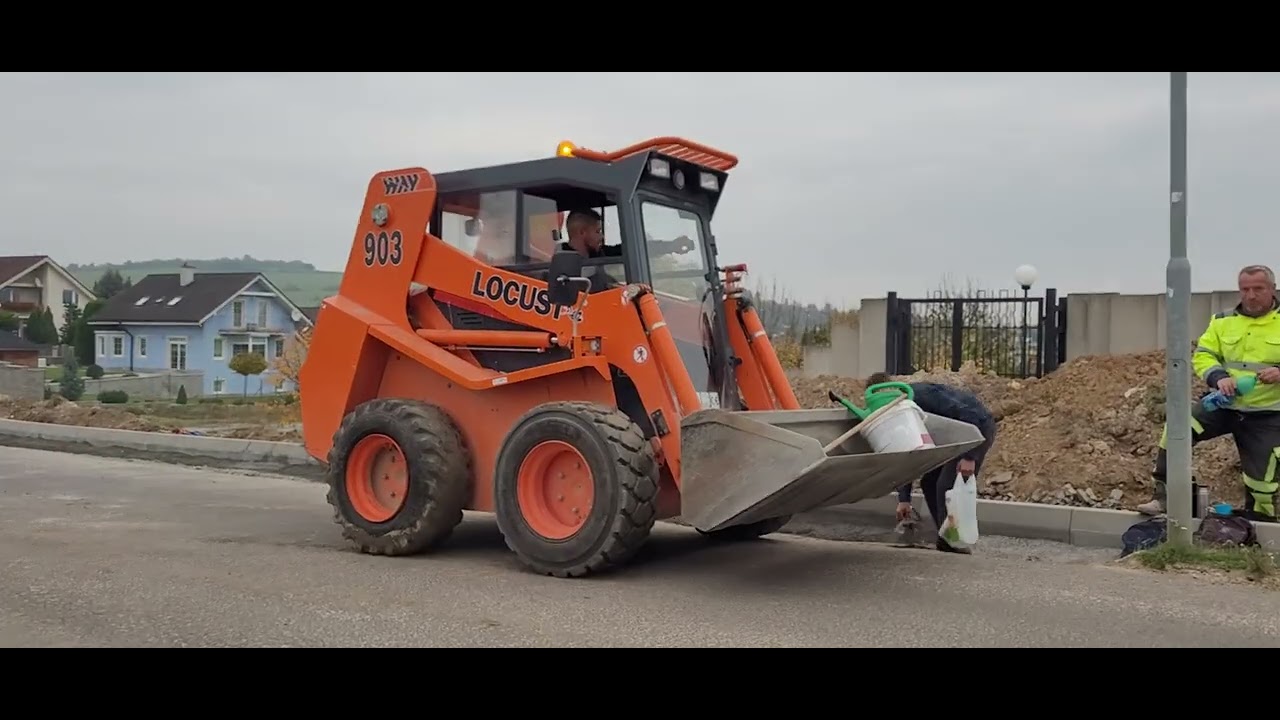 LOCUST 903 дорожные работы.