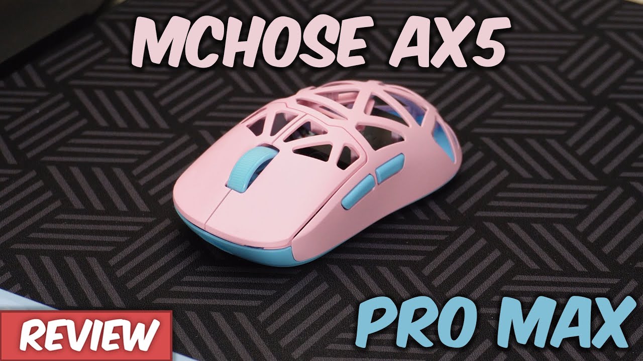 🖱️ Ratón de MAGNESIO y ¿8khz de polling rate inalámbrico? ✅ Mchose AX5 Pro Max Review