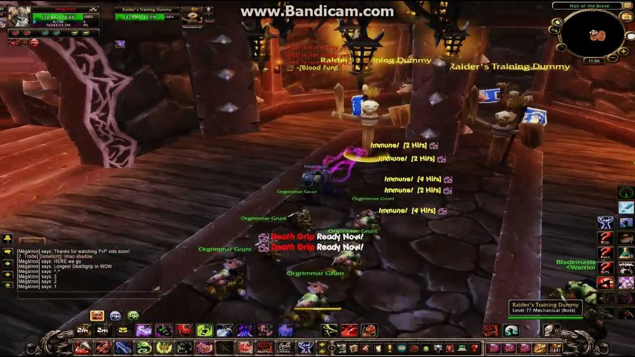 Longest Deathgrip in WoW!