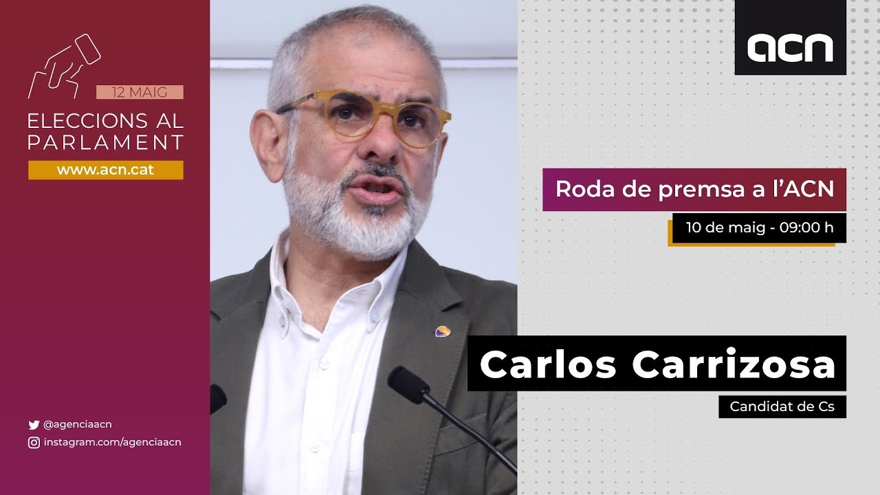 Roda de premsa a l'ACN de Carlos Carrizosa