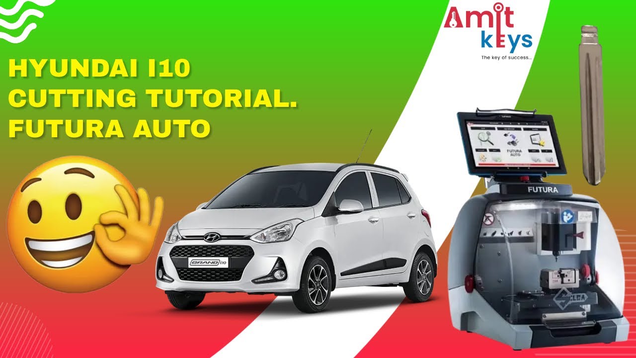 HYUNDAI I10 KEY CUTTING TUTORIAL. @AmitKeys @mindasilcaengineeringpvt.l2939 #futura #silca