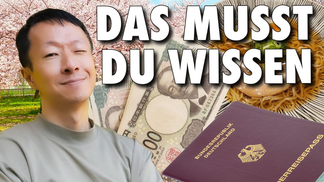 Reisevorbereitung für Japan