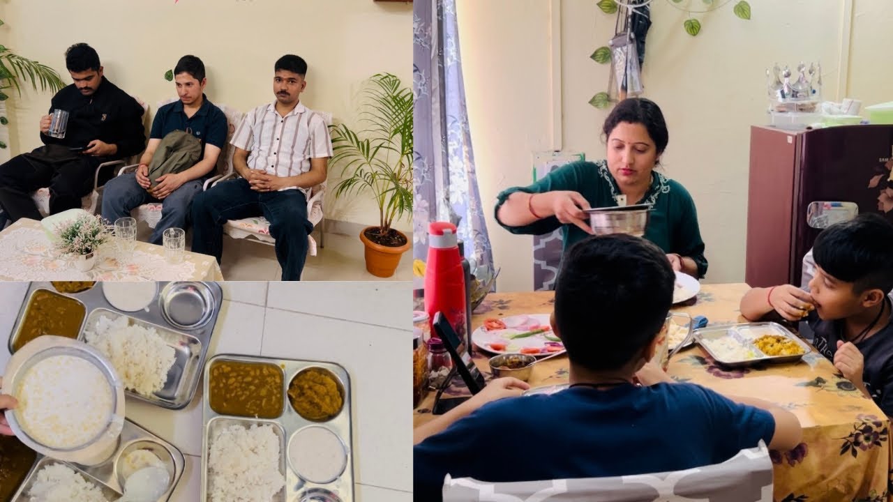 सुबह से स्पेशल तैयारी: हिमाचली लंच पार्टी for guests🌺🎉🍽️