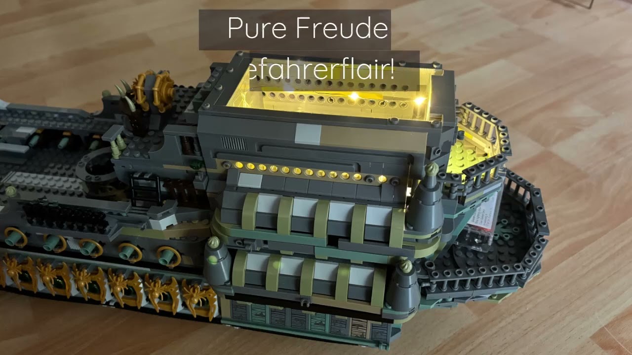 Reobrix Flying Dutchman &ndash; Finaler Aufbau & Beleuchtung | 5.503 Teile im Detail! ⚓💡