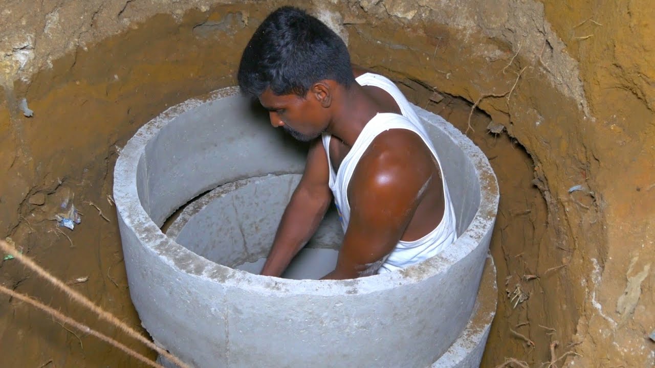 Cement Septic Tank-House 3 feet Cement readymade septic tank installation process