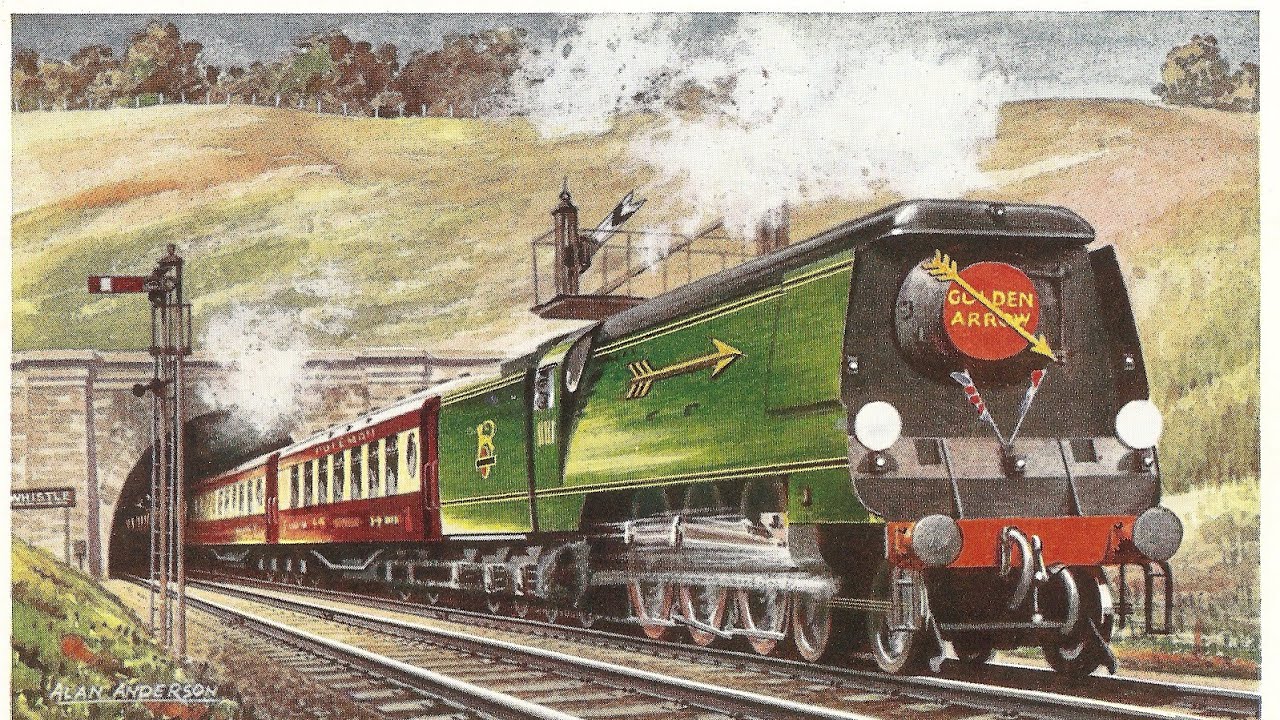 Titled Trains and Formations series: The Golden Arrow