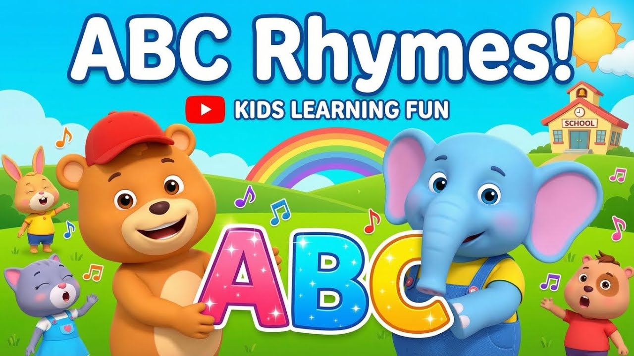 ABC Songs for Kids | Learn ABC with Fun Rhymes | ABC Rhymes for Toddlers | ABC Rhymes Time! 