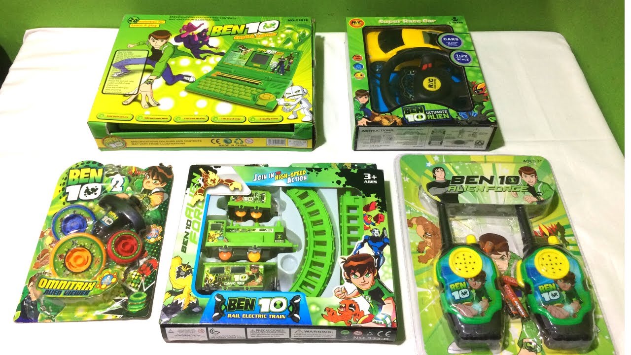 All New Ben Ten Toy Collection 2024 II Train Set ,Remote Control Car,Walki Talki II TOK TOK TV