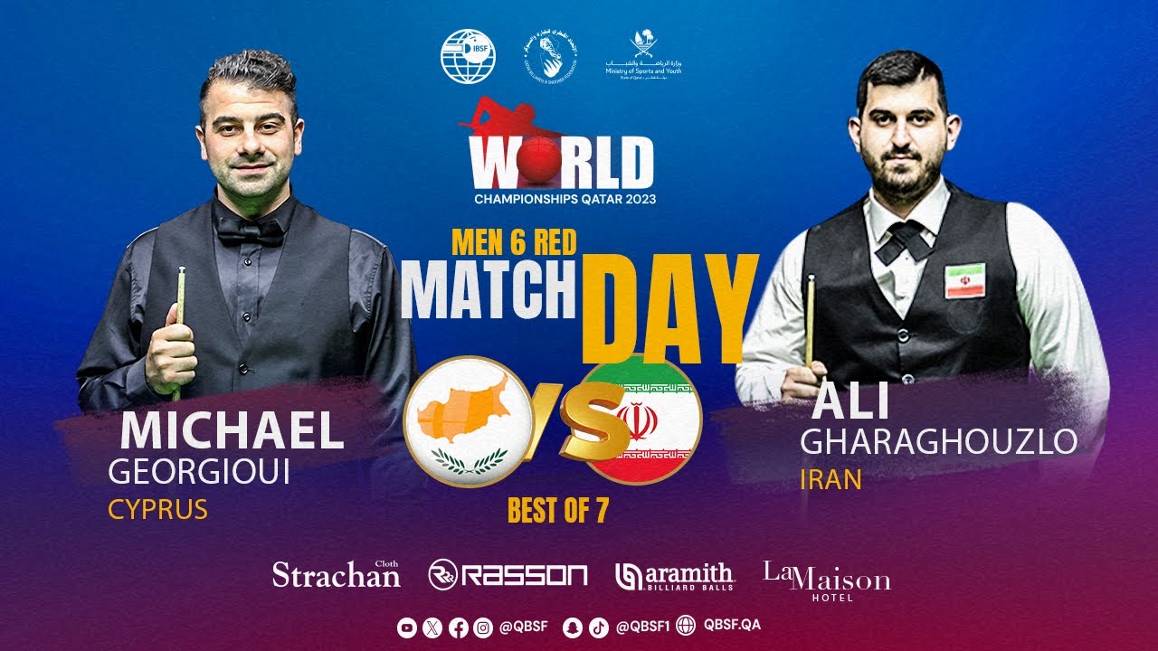 IBSF WORLD CHAMPIONSHIPS QATAR 2023  l  6 REDS MEN SNOOKER