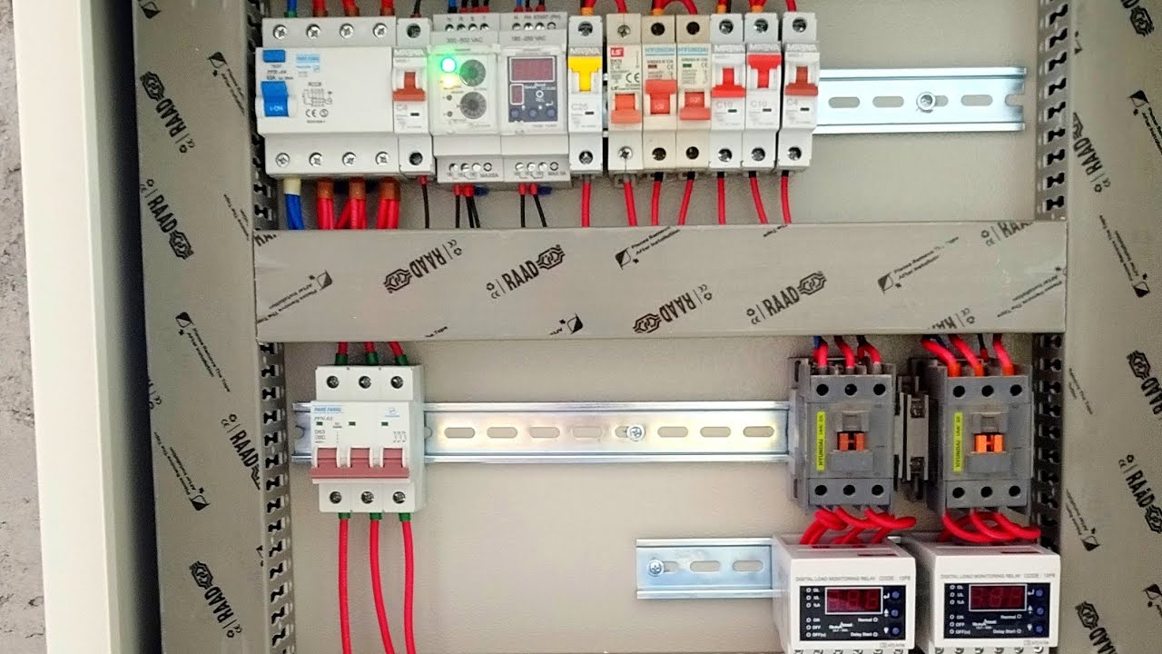 Industrial electrical panel wiring training(with all detail)
