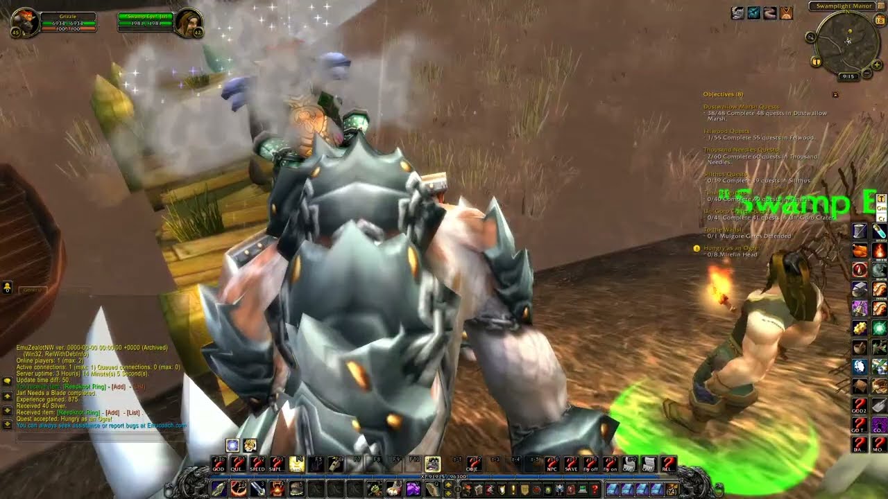 WOW Cata Quest 'Hungry as an Ogre! - 27191' Horde on a PS