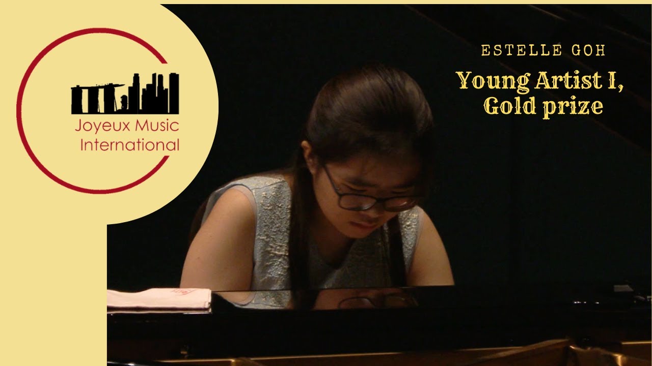 Joyeux Music International  - Estelle Goh (Singapore), Gold Prize, Young Artist Category 2021